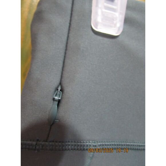 All In Motion size 7/8 high rise running leggings pants green side pockets - Picture 7 of 9